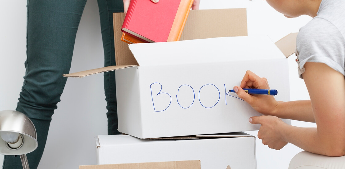 Labelling boxes for self-storage